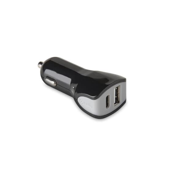 Φορτιστής Αυτοκινήτου Celly 2 USB A USB Type C Turbo - Μαύρο image 1