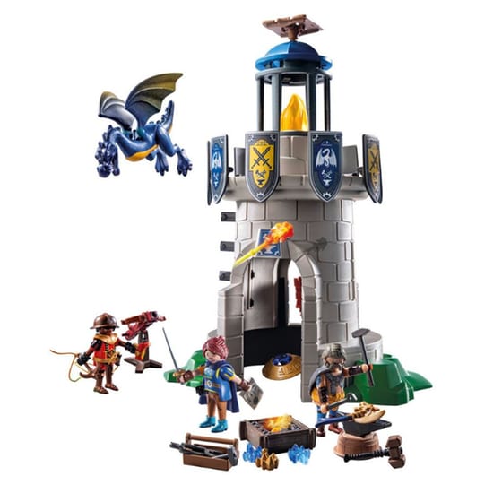 PLAYMOBIL® Novelmore Πύργος Ιπποτών με δράκο και σιδηρουργό (71483) image 8