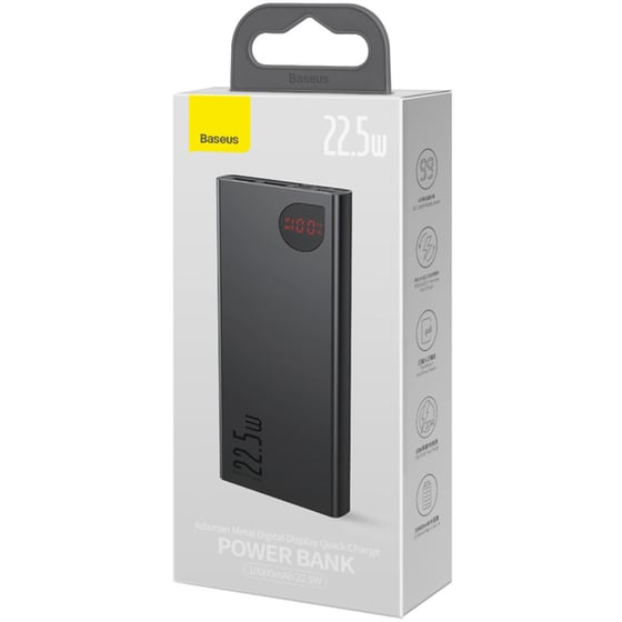 Powerbank Baseus Adaman PPAD070001 10.000mAh - Μαύρο image 7