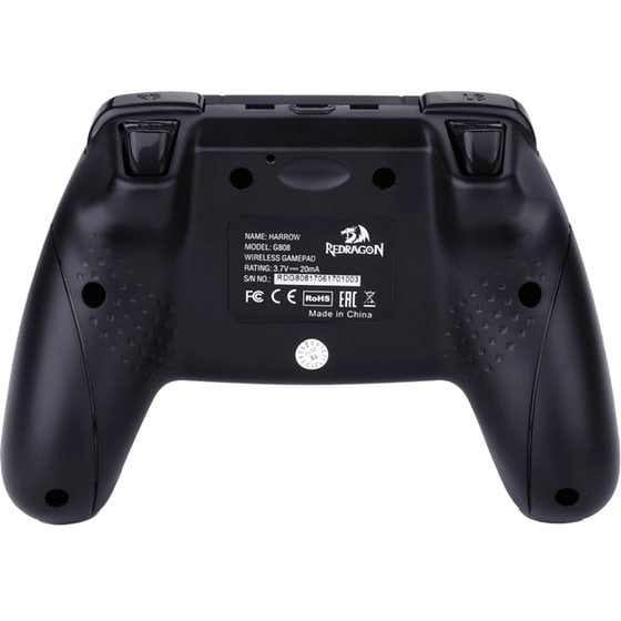 Redragon Harrow G808 Ασύρματο Χειριστήριο για PC, PS3, Xbox 360 και Android - Μαύρο image 3
