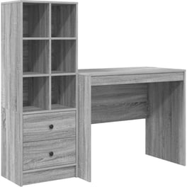 Γραφείο VidaXL 135,5x50x127 cm - Γκρι Sonoma (2 τεμ.)