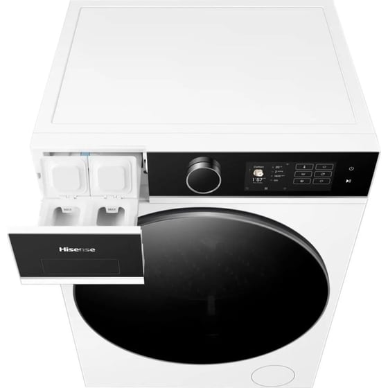 HISENSE WF5I1045BWQ 10.5 kg 1.400 Στροφές Λευκό Πλυντήριο Ρούχων image 14