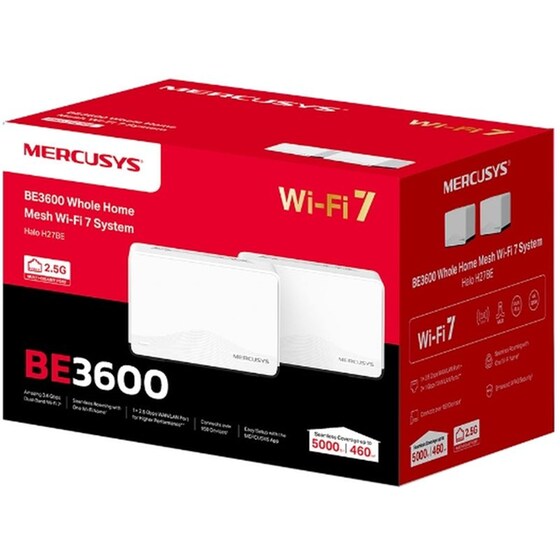 TP-Link HALO H27BE Ασύρματο Router Wi-Fi 7 Dual Band (2.4 & 5GHz) με 2 Θύρες Ethernet – 2-Pack image 3
