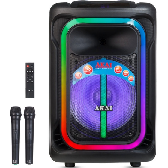 Party Speaker Akai ABTS-15 Pro Volcano 75W - Μαύρο image 3