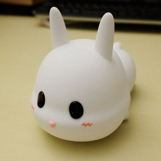 Allocacoc Meng Rabbit Night Lamp Κουνελάκι Φωτιστικό Νυκτός Από Μαλακή Σιλικόνη Με Χρονοδιακόπτη image 7