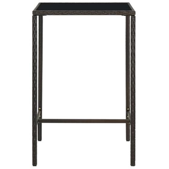 Vidaxl Σετ Επίπλων Μπαρ Κήπου 3 Τεμ. Καφέ Συνθετικό Ρατάν Με Μαξιλάρια image 3