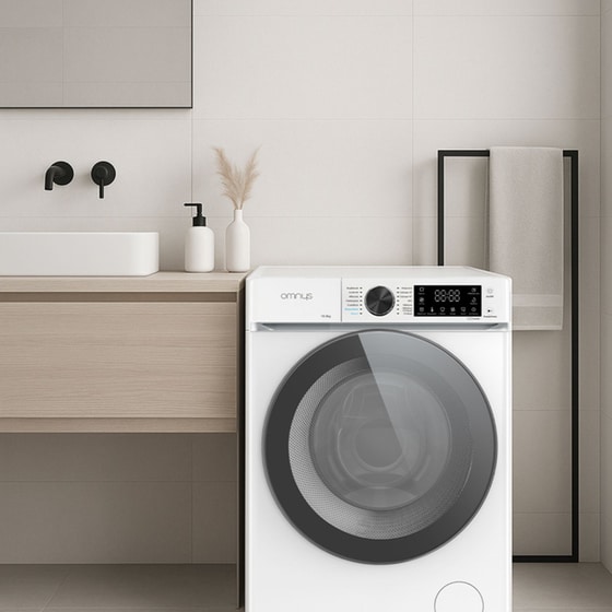 OMNYS WNM-10WH25GD 10kg 1.400 Στροφές Λευκό Πλυντήριο Ρούχων image 5