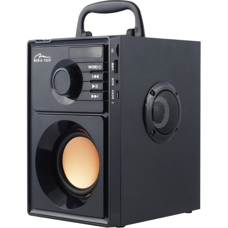 MEDIA TECH Φορητό Ηχείο Bluetooth Media Tech Boombox Bt 15w Stereo Black