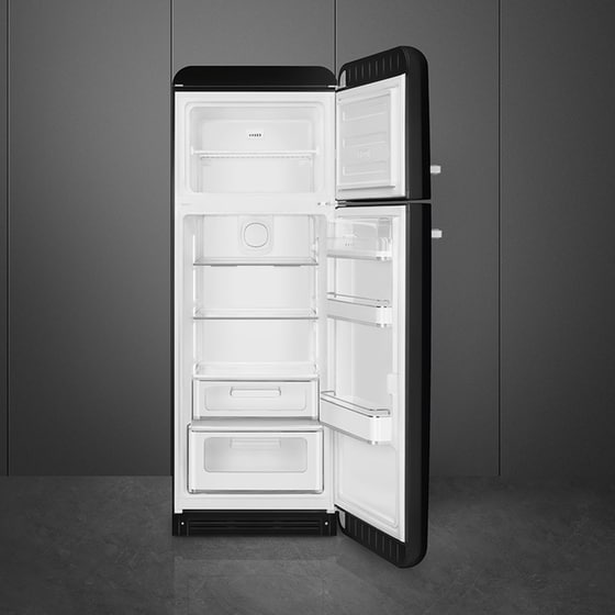 SMEG FAB30RBL5 294 Lt Μαύρο Δίπορτο Ψυγείο image 2