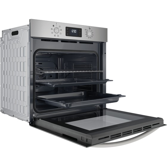 INDESIT IO 255HU X 71 Lt Inox Εντοιχιζόμενος Φούρνος Άνω Πάγκου image 1