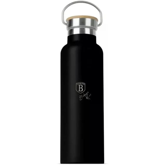 Μπουκάλι Θερμός Berlinger Haus Ανοξείδωτο Matte Black 600ml image 2