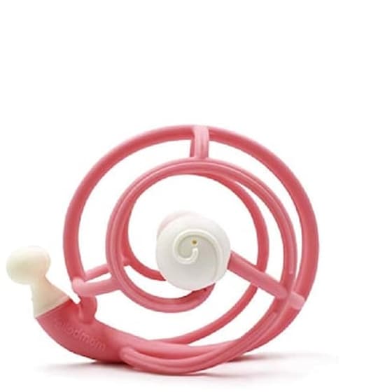 Babyto Love 3d Σαλιγκαρι Μασητικο-κουδουνιστρα Pink-btl702207 image 0