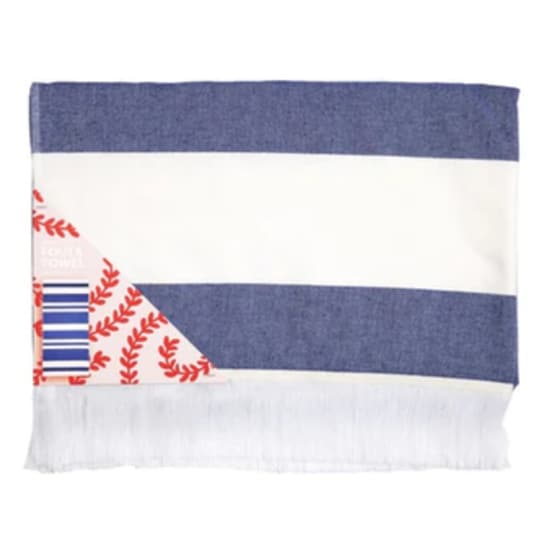 Πετσέτα Θαλάσσης SunnyLife Dolce Classic 175x90cm - Λευκό/Μπλε image 1