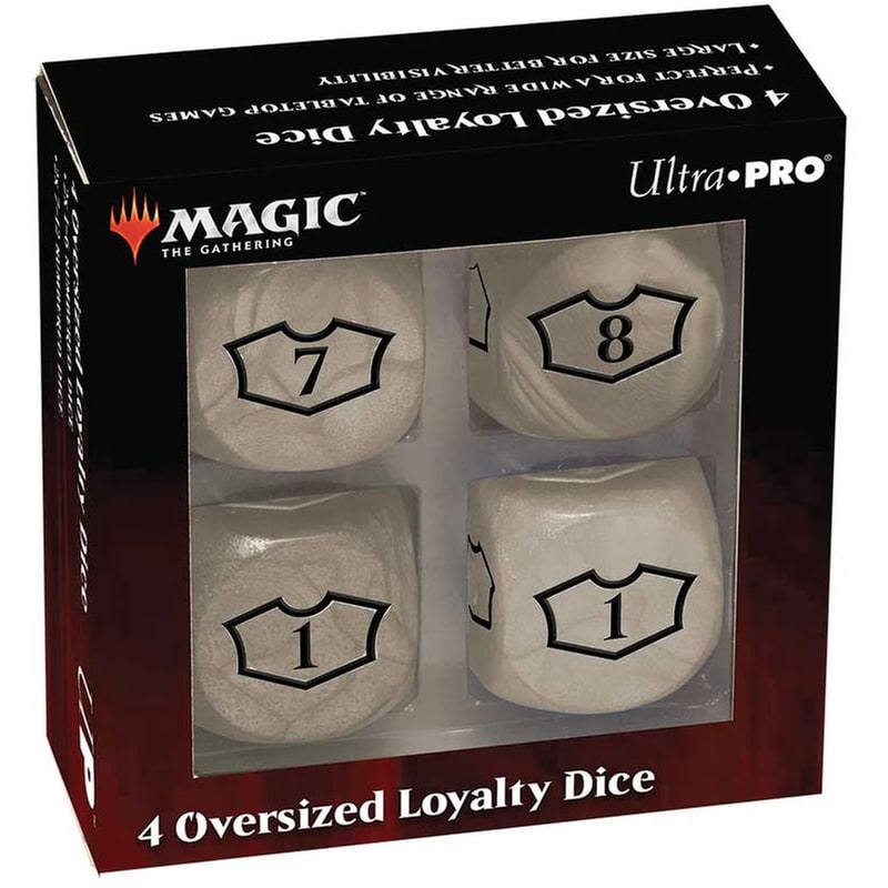 ULTRA PRO Ultra Pro Deluxe 22mm Plains Loyalty Σετ ζαριών με 7-12 For Magic: The Gathering