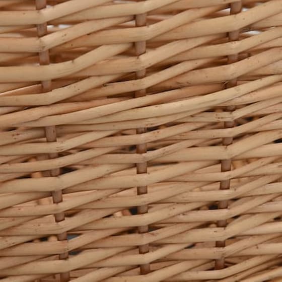 Vidaxl Καλάθι Καυσόξυλων Με Λαβές Μεταφοράς 58x42x29 Εκ. Φυσική Ιτιά image 3