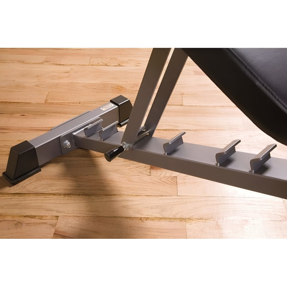 Ρυθμιζόμενος Πάγκος Γυμναστικής BodyCraft F602 62x157cm - Μαύρος image 4