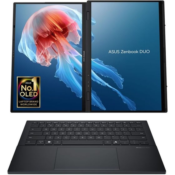 Asus Zenbook Duo OLED UX8406CA-OLED-PZ068X 14" 3K OLED (Core Ultra 9-285H/32GB/2TB SSD/Arc Graphics/Win11Pro) Laptop image 2