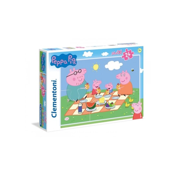 Παιδικό Παζλ Clementoni Maxi Super Color Peppa Pig (24 Κομμάτια) image 1