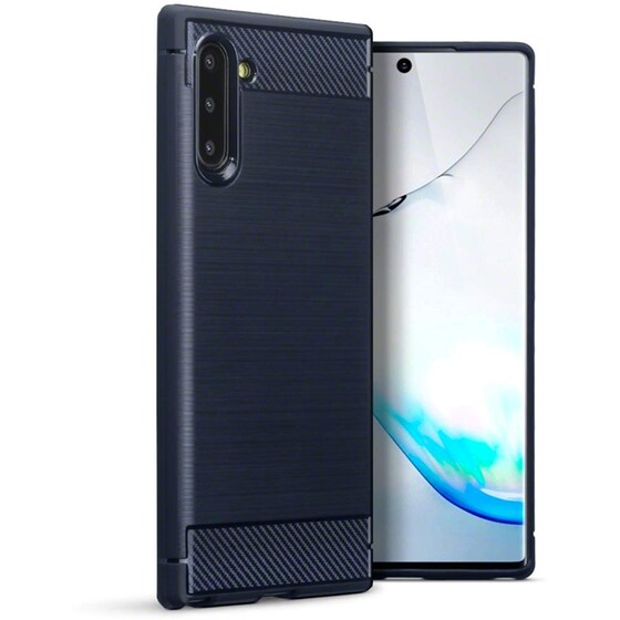Θήκη Samsung Galaxy Note 10 - Terrapin Carbon Fibre - Blue image 0