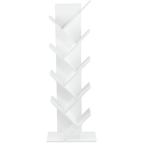 Βιβλιοθήκη Vasagle LBC11WTV1 από Μοριοσανίδα 50x141.5 cm - Λευκή image 0