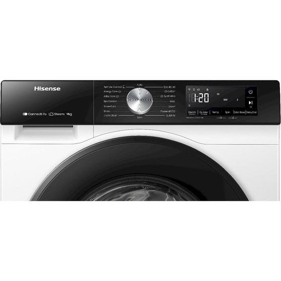 HISENSE WF3S9043BW3 9 kg 1.400 Στροφές Λευκό με Wi-Fi Πλυντήριο Ρούχων image 7