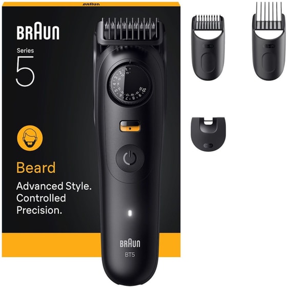 BRAUN BT5520 Series 5  Σετ Περιποίησης Επαναφορτιζόμενο Μαύρο image 0