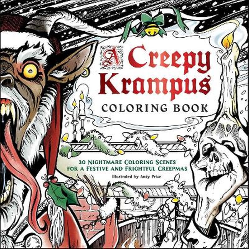 A Creepy Krampus Coloring Book