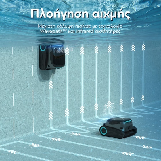 AIPER Scuba S1 Pro για Πισίνες Μαύρη Σκούπα Ρομπότ image 3