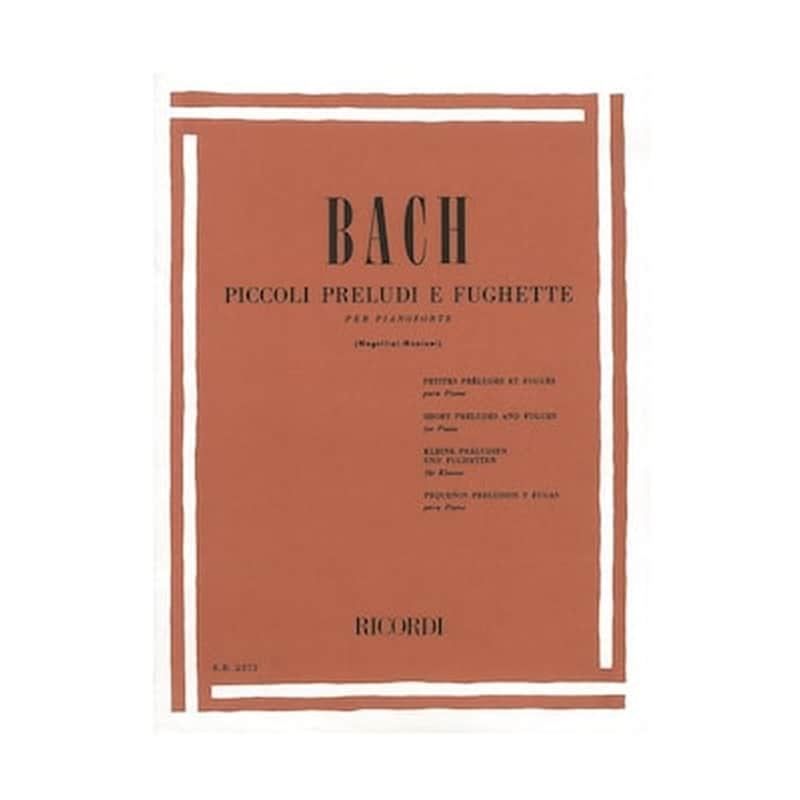 RICORDI Bach - Μικρά Πρελούδια Και Φούγκες