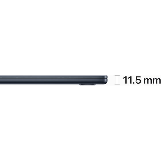 Apple MacBook Air with M2 Chip 15.3" QHD+ (Apple M2/8 Cores/8GB/256GB SSD/Mac OS) Midnight image 2