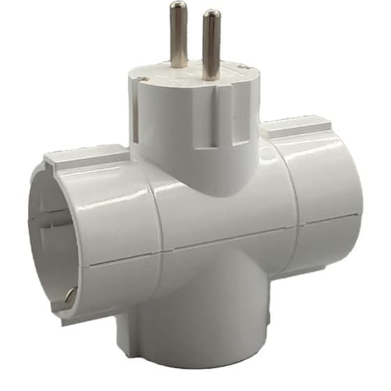Ταφ Lamtech LAM023770 3 θέσεων - Μαύρο image 0