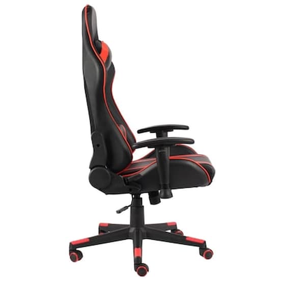 Καρέκλα Gaming Γραφείου VidaXL 20481 από Τεχνητό Δέρμα - Κόκκινη image 3