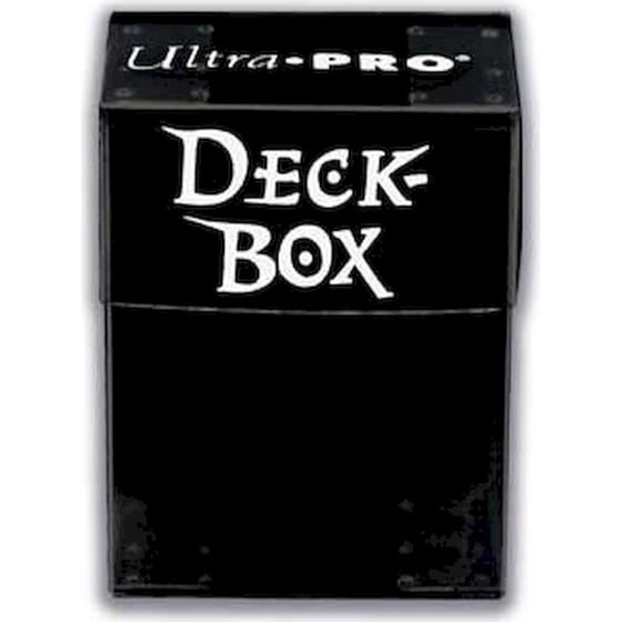 Ultra Pro Solid Color Deck Box - Black image 0