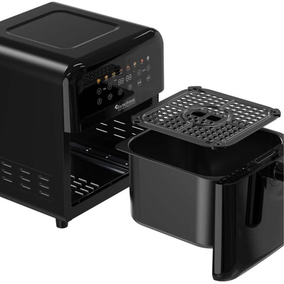 TURBOTRONIC TT-AF190 με Αποσπώμενο Κάδο 1600 W 6 L Μαύρο Φριτέζα Αέρος image 2
