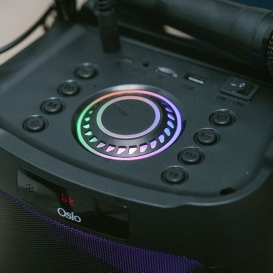 Party Speaker Osio OBT-8020 60W Karaoke - Μαύρο image 7