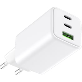Φορτιστής Πρίζας Tune Dominion 2x USB-C/1x USB-A  65W - White