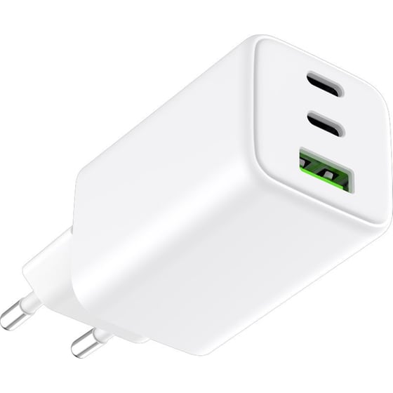 Φορτιστής Πρίζας Tune Dominion 2x USB-C/1x USB-A 65W - White image 0
