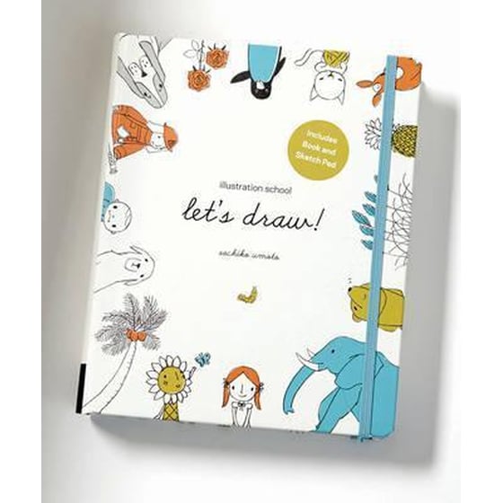Illustration School Let's Draw! (Includes Book and Sketch Pad) image 0