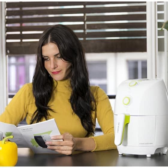 CECOTEC CEC-03051 με Αποσπώμενο Κάδο 900 W 1.5 L Λευκό Φριτέζα Αέρος image 6