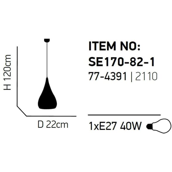 Φωτιστικό Οροφής Μονόφωτο Homelighting Amala Μεταλλικό 22x22x120 cm - Χρυσό image 2