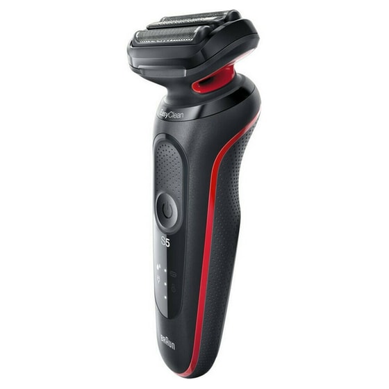 Ξυριστική Μηχανή BRAUN SERIES 5 50-R1000s Προσώπου Επαναφορτιζόμενη για Υγρό και Στεγνό Ξύρισμα Κόκκινο image 1