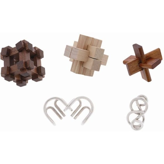 Great Minds Set Of 5 Puzzle Γρίφος (Mathimatiki Vivliothiki) image 1