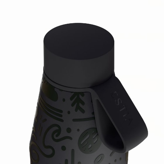 Μπουκάλι Θερμός Estia Save The Aegean Flow Noir Echo 500ml image 1