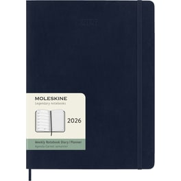Ημερολόγιο Εβδομαδιαίο Moleskine 2026 12Μ ΧLarge Saphire Blue Soft