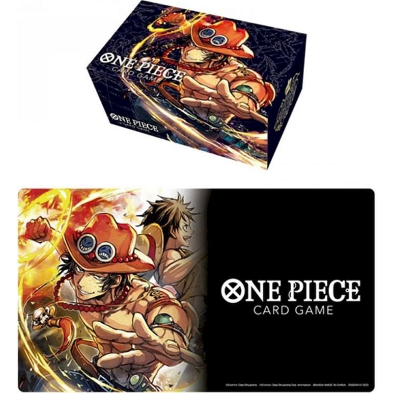 Σετ Κουτί Αποθήκευσης Playmat Bandai One Piece Card Game Portgas D. Ace