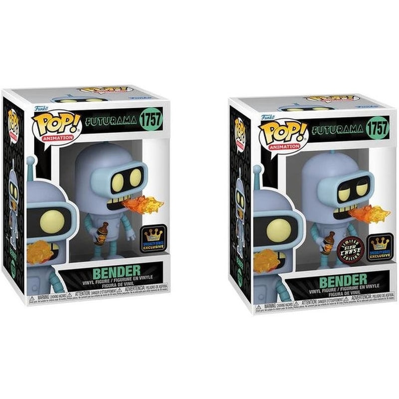 Φιγούρες Funko Pop! Futurama - Bender #1757 and Chase (2-pack)