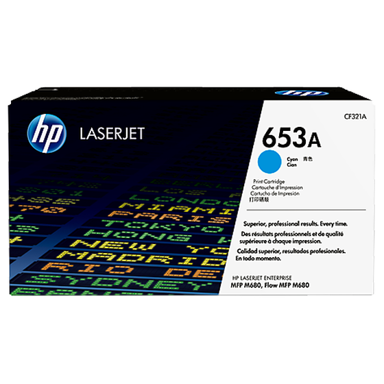 Toner HP 653A CF321A - Cyan image 0