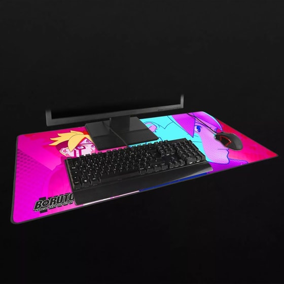 Konix Boruto Gaming Mouse Pads XXL 90 x 47 cm - Ροζ image 2