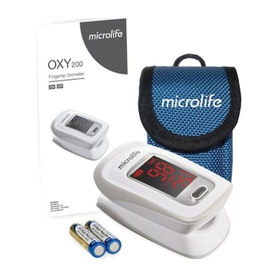 Οξύμετρο Δακτύλου MICROLIFE OXY 200 Λευκό image 1