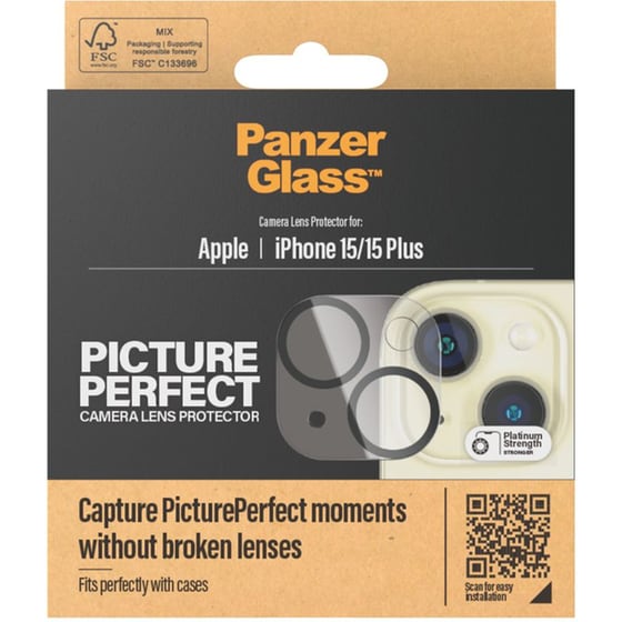 Προστατευτικό καμερών Apple iPhone 15/15 Plus - PanzerGlass PicturePerfect Camera Lens Protector image 2